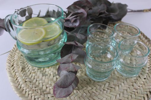 lot de verres et carafe beldi