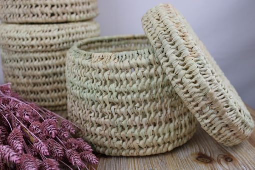 Panier avec couvercle s