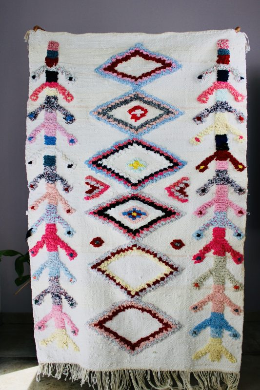Tapis marocain à motifs