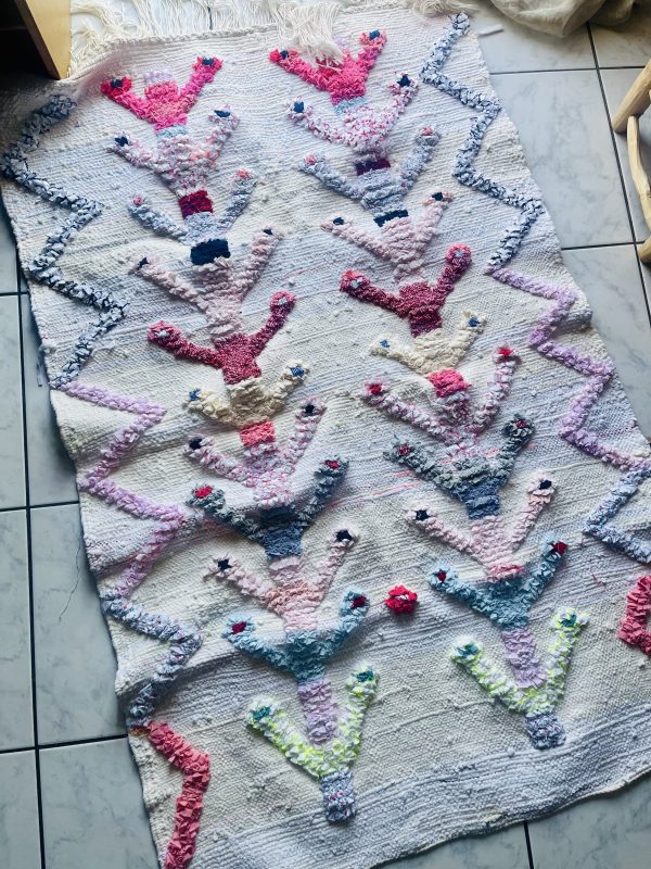 Tapis marocain pastels