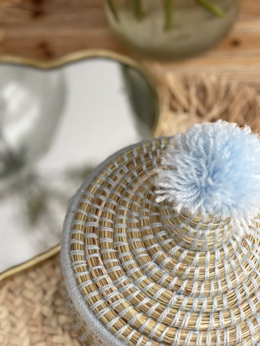 Corbeille bleue pastel – Image 2