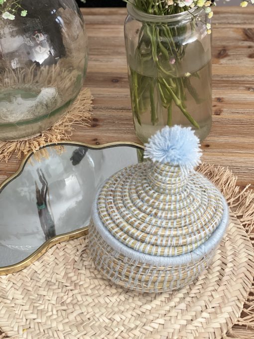 Corbeille bleue pastel – Image 3