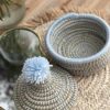 Corbeille bleue pastel