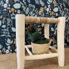 Banc marocain avec étagère