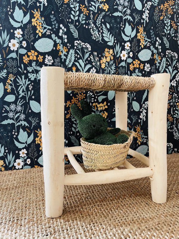 Banc marocain avec étagère