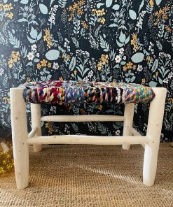 Banc marocain coloré