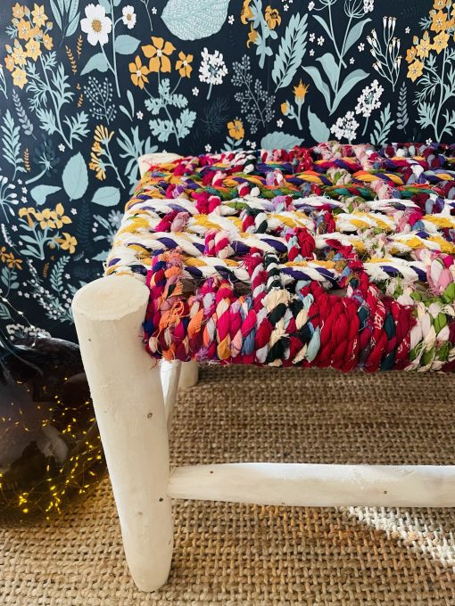 Banc marocain coloré