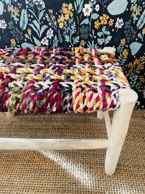 Banc marocain coloré – Image 3