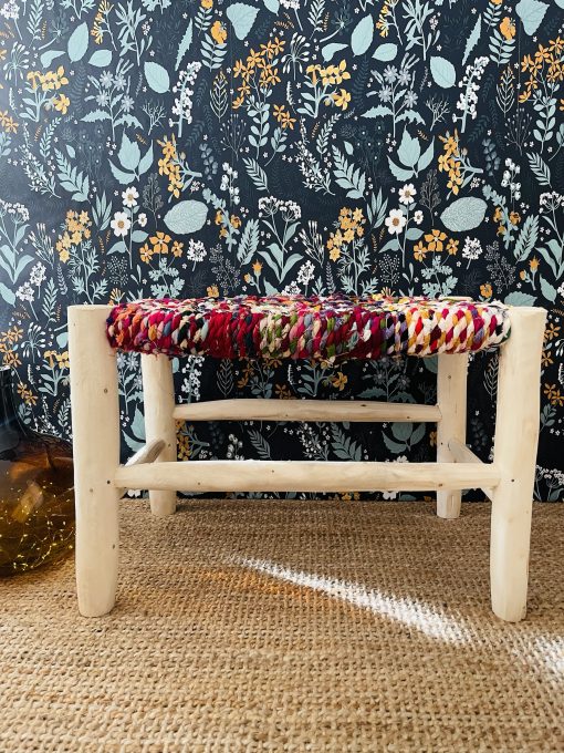 Banc marocain coloré – Image 2