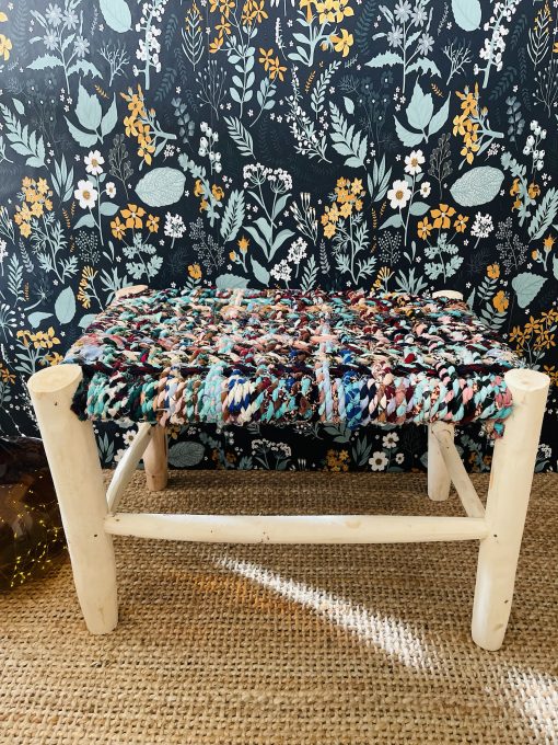 Banc marocain coloré