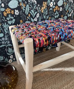Banc marocain coloré