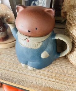 Théière japonaise chat Vintage kawai