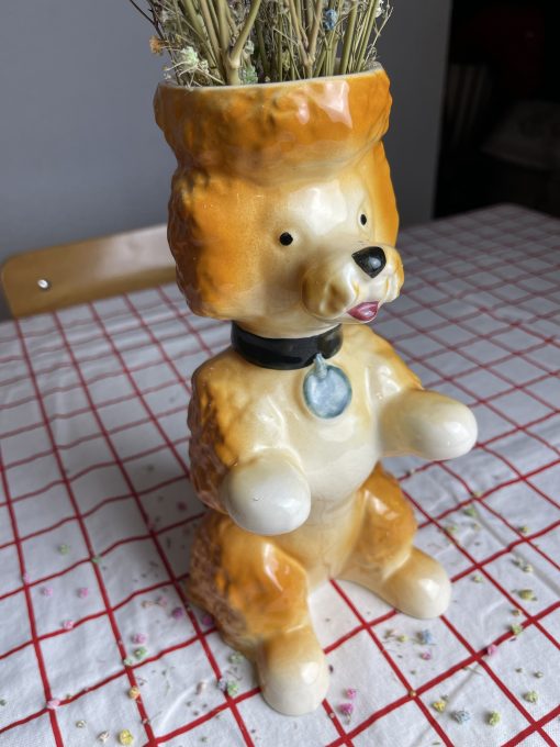 Vase caniche vintage Vallauris – Image 2